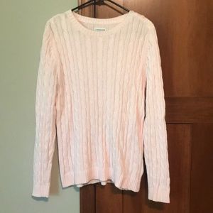 Soft Pink Knit Sweater